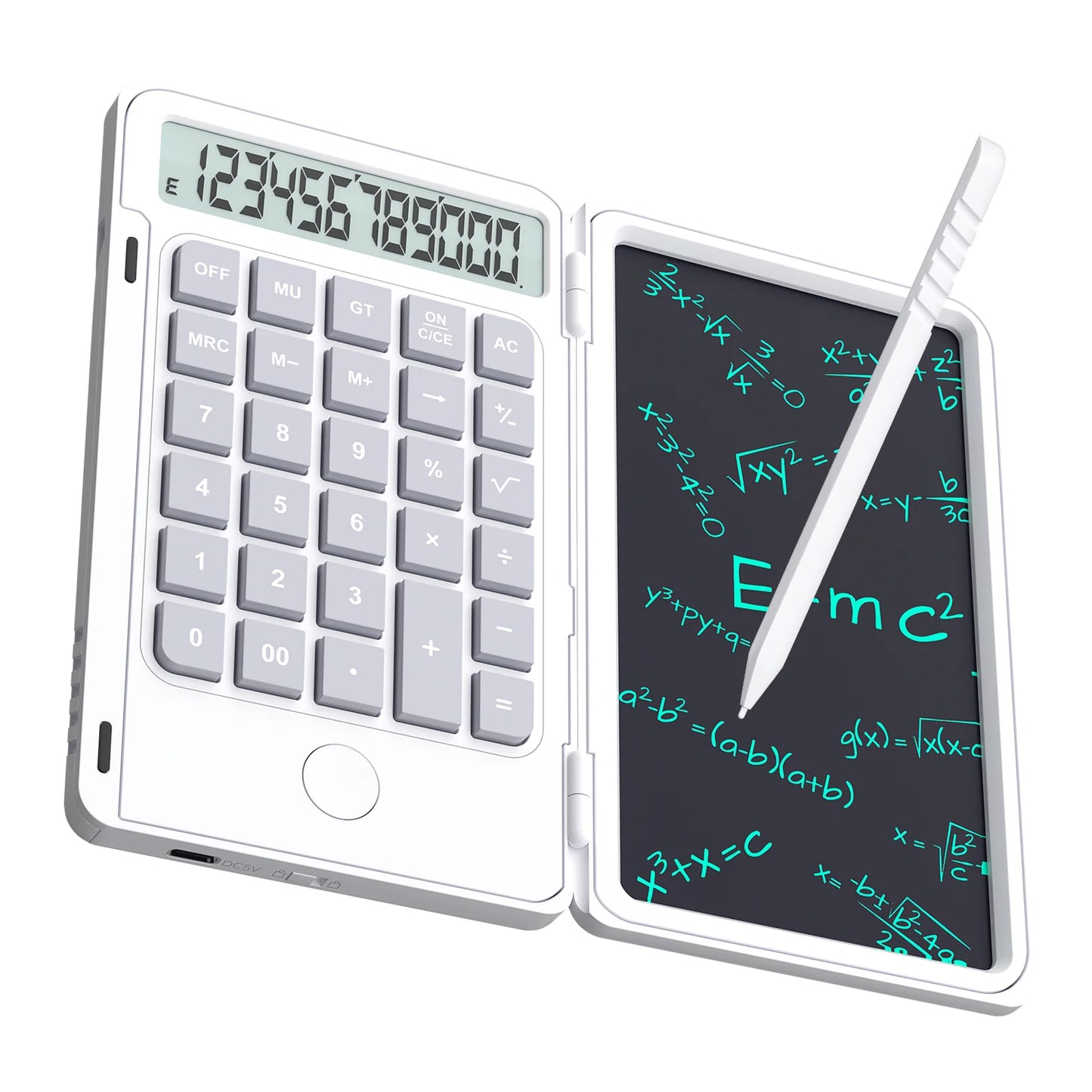 Digital Electronic Graphic Drawing Calculator 12 Bit Lcd Writing Tablet Memo Pad Type-C Board Scribbler Pad