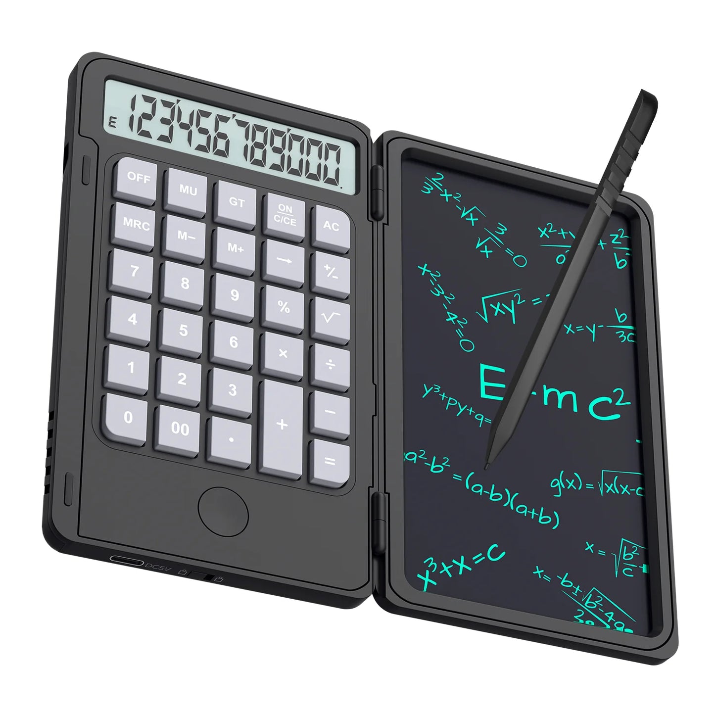 Digital Electronic Graphic Drawing Calculator 12 Bit Lcd Writing Tablet Memo Pad Type-C Board Scribbler Pad