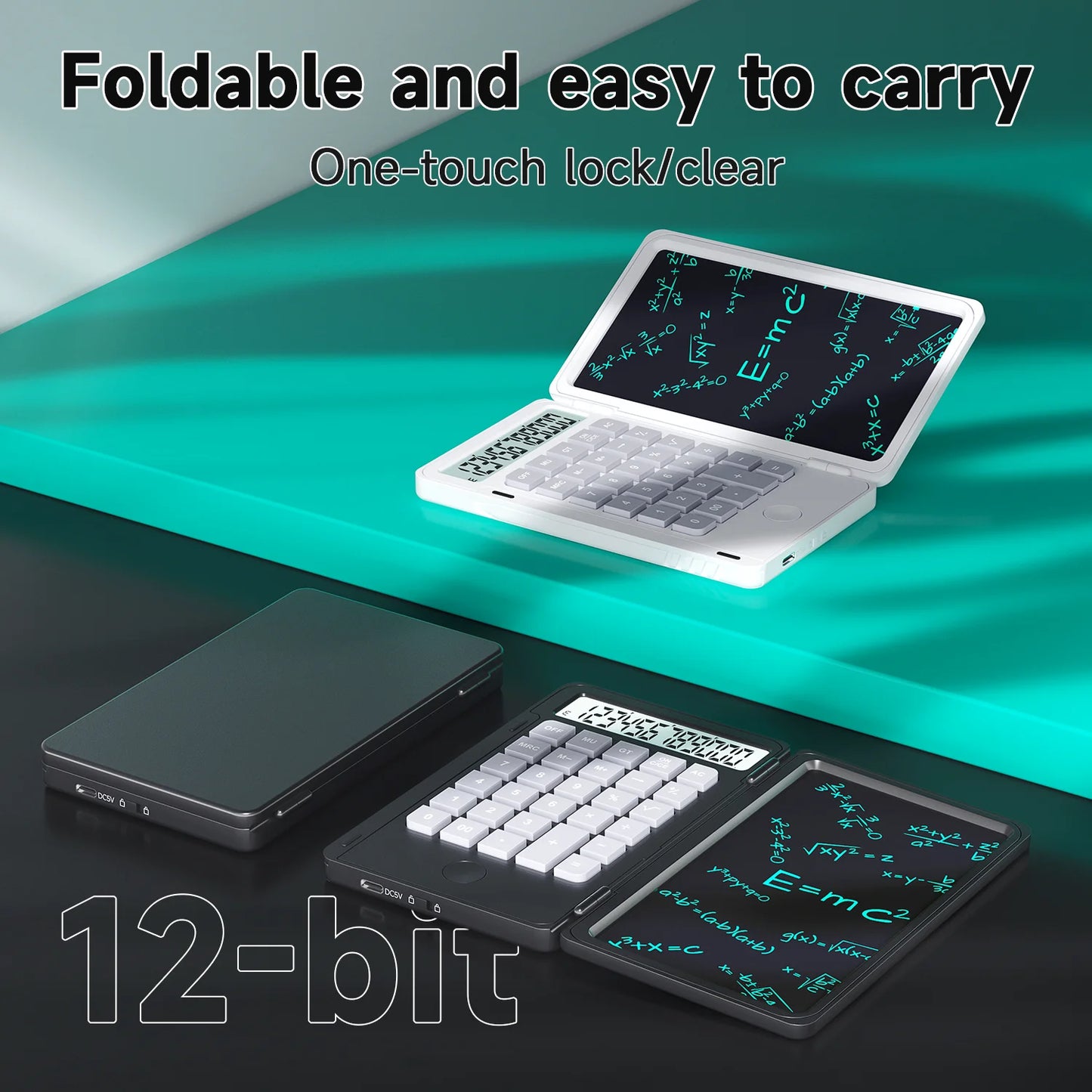 Digital Electronic Graphic Drawing Calculator 12 Bit Lcd Writing Tablet Memo Pad Type-C Board Scribbler Pad