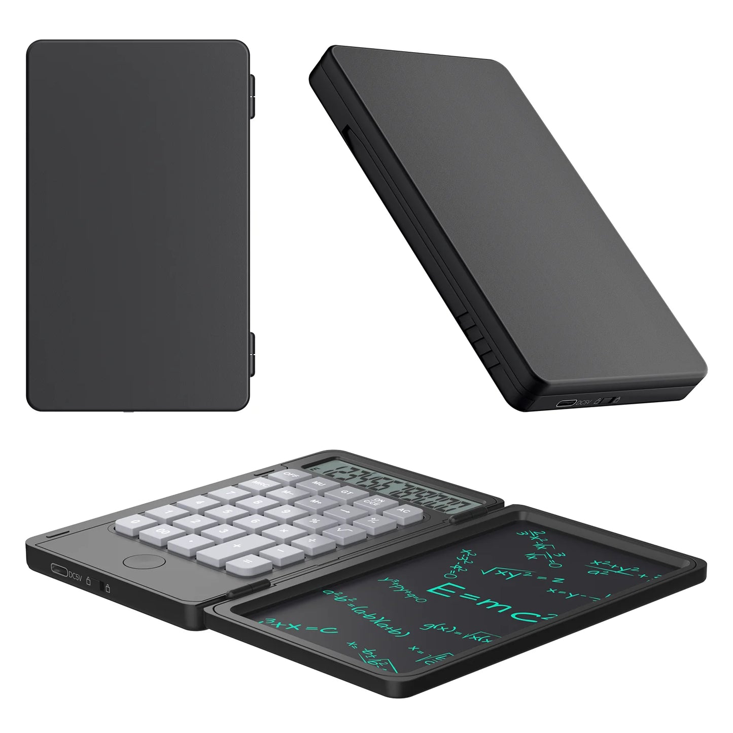 Digital Electronic Graphic Drawing Calculator 12 Bit Lcd Writing Tablet Memo Pad Type-C Board Scribbler Pad