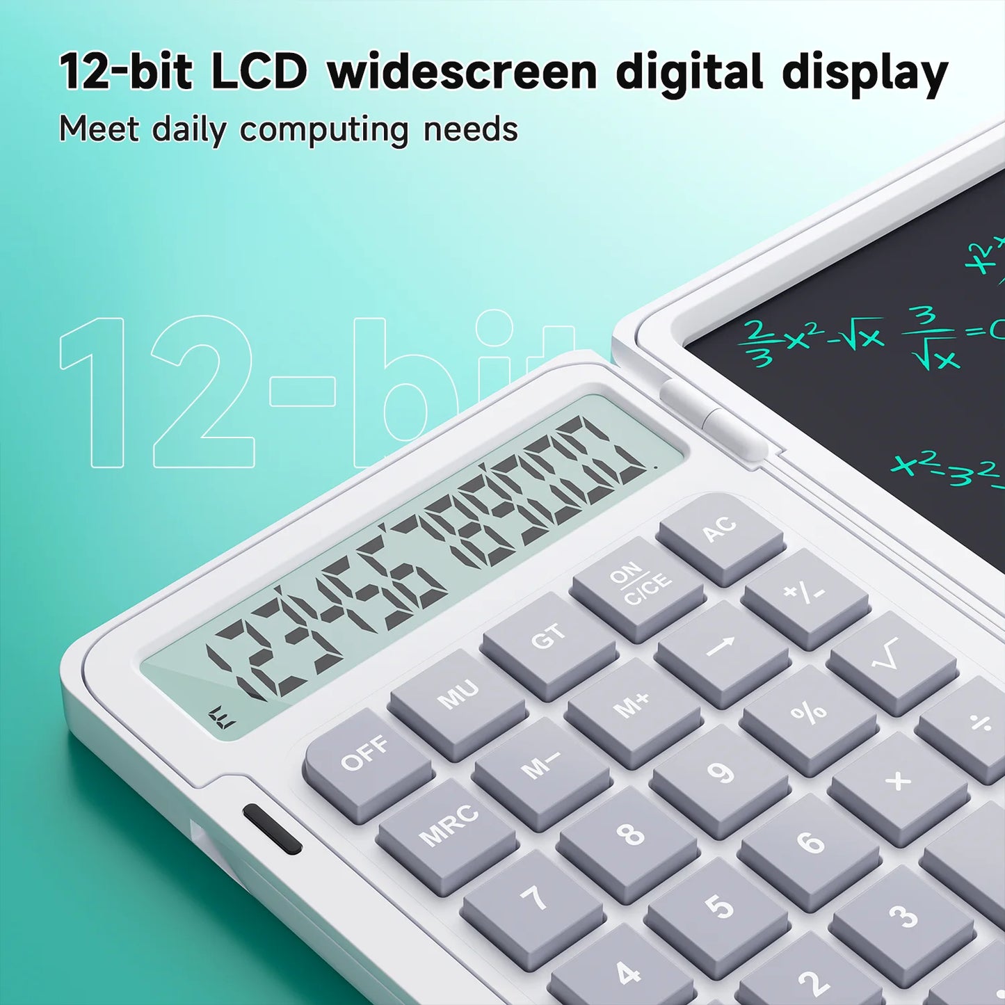 Digital Electronic Graphic Drawing Calculator 12 Bit Lcd Writing Tablet Memo Pad Type-C Board Scribbler Pad