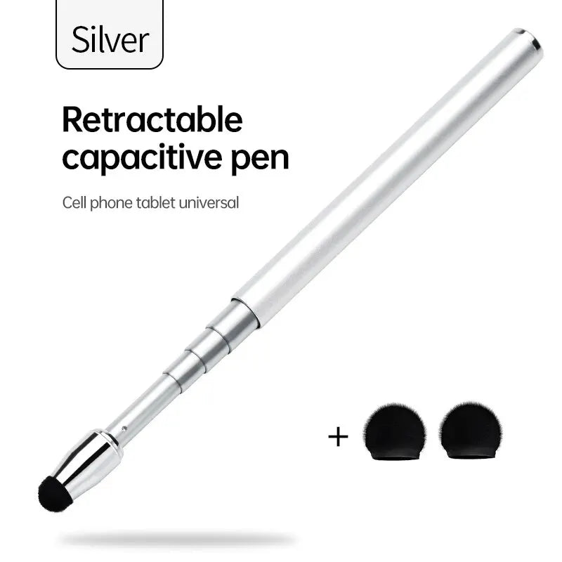 Capacitive Universal Telescopic Stick Smart Stylus Touch Pen Pencil for Touch Screen Devices iPad for Kids Or Eduction