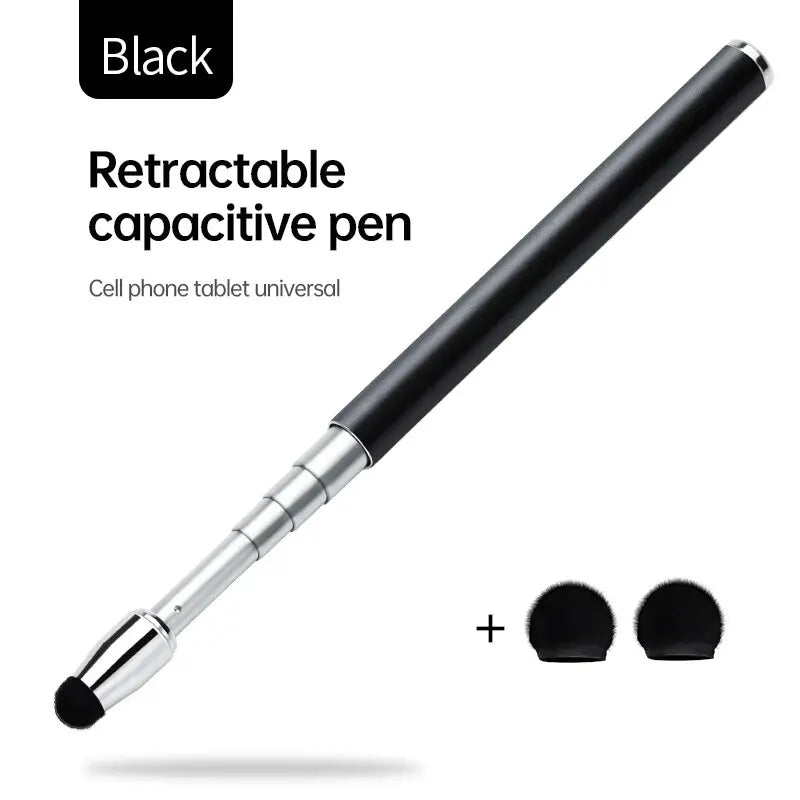 Capacitive Universal Telescopic Stick Smart Stylus Touch Pen Pencil for Touch Screen Devices iPad for Kids Or Eduction