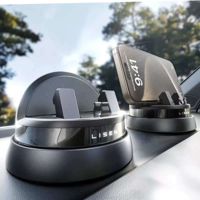 LISEN New Design 2024 360 Rotation Air Vent Phone Stand Folding Dashboard Mobile Phone Holder for Car