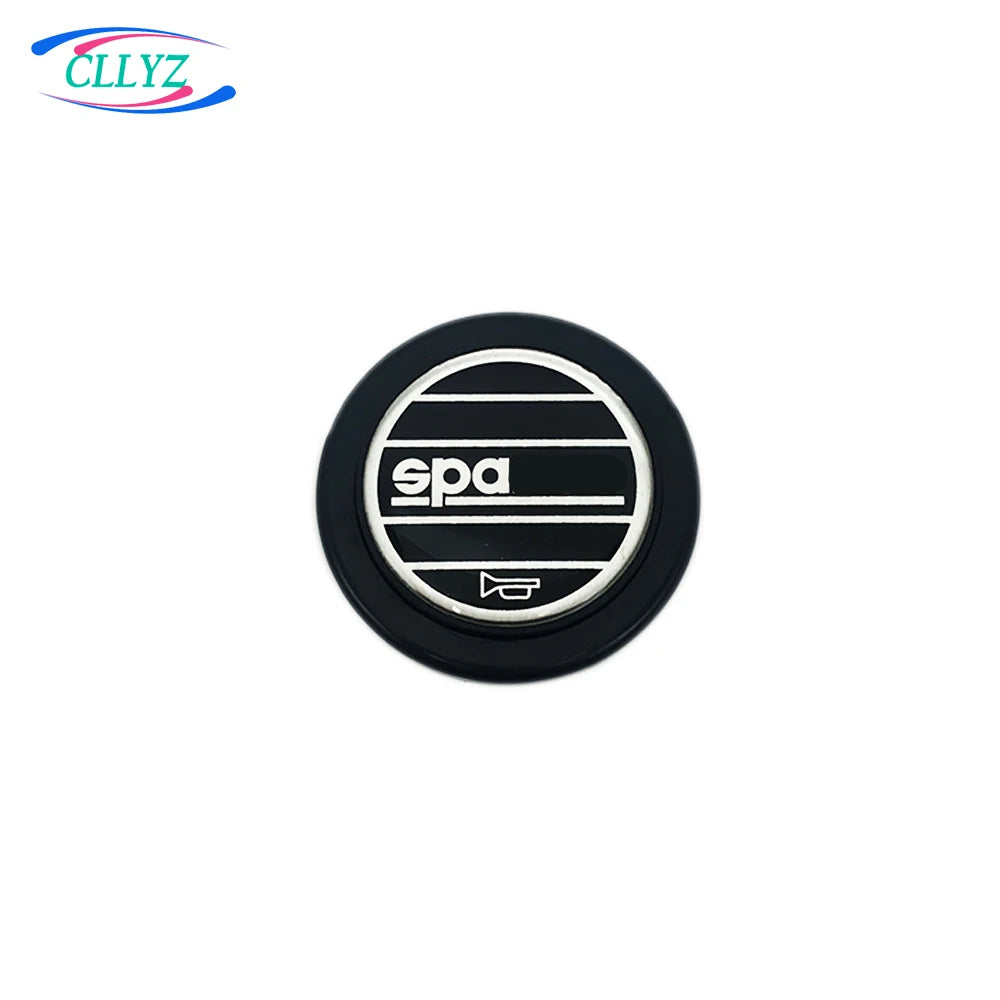 CLLYZ Sports Steering Wheel Horn Button Universal Aluminum Alloy + ABS Racing Style Hornbutton Cover Multi-Style JDW