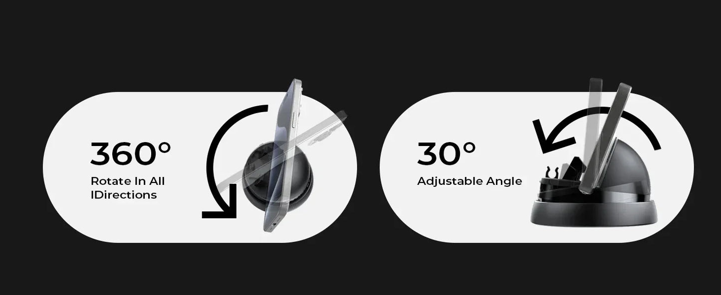 LISEN New Design 2024 360 Rotation Air Vent Phone Stand Folding Dashboard Mobile Phone Holder for Car
