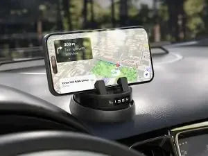 LISEN New Design 2024 360 Rotation Air Vent Phone Stand Folding Dashboard Mobile Phone Holder for Car