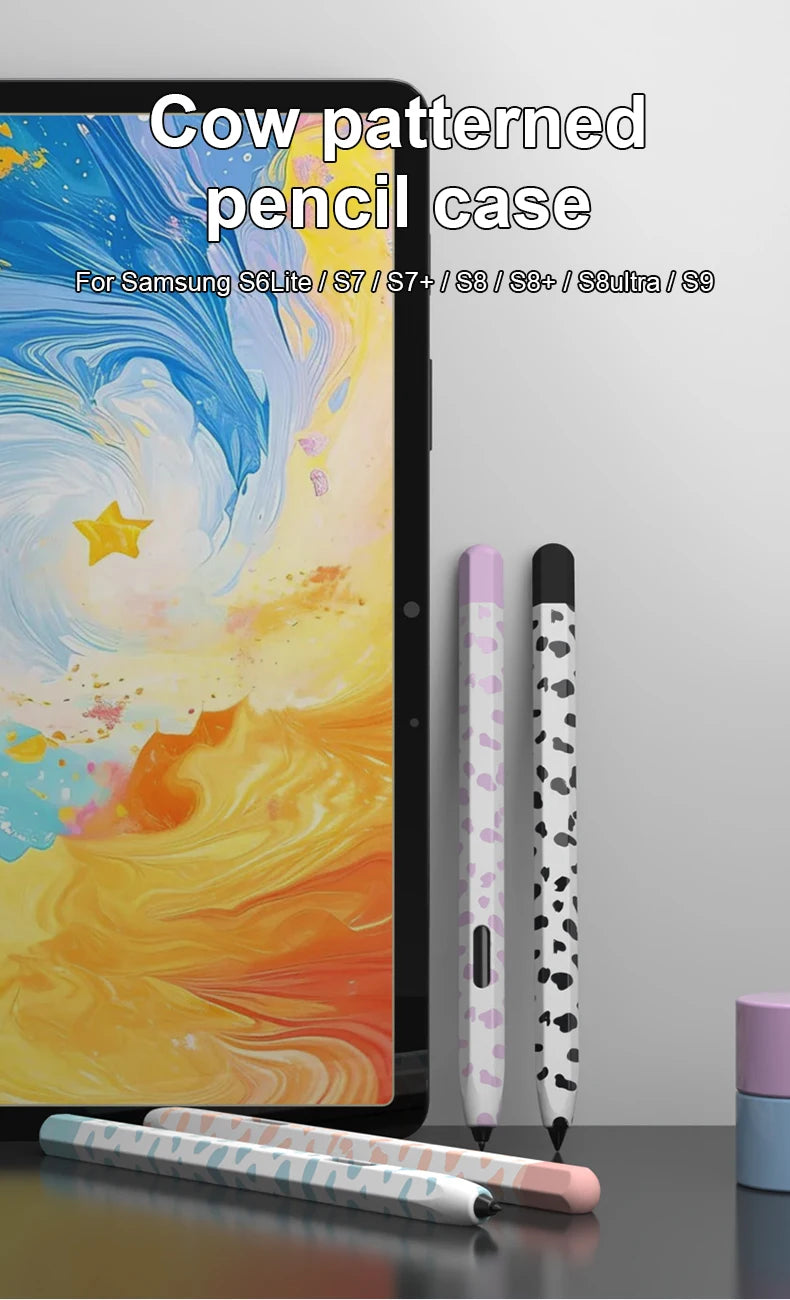 Pencil Case Silicone Tablet Stylus Protective Cover Shockproof for Samsung Galaxy Tab S6 Lite S7FE S8 Ultra S9 Plus S10 Ultra