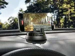 LISEN New Design 2024 360 Rotation Air Vent Phone Stand Folding Dashboard Mobile Phone Holder for Car