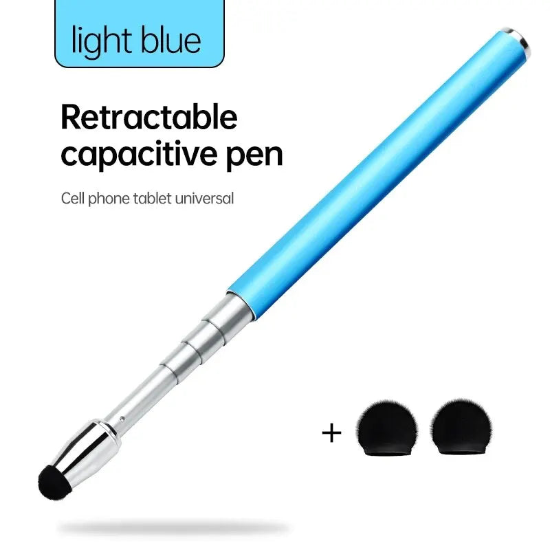 Capacitive Universal Telescopic Stick Smart Stylus Touch Pen Pencil for Touch Screen Devices iPad for Kids Or Eduction