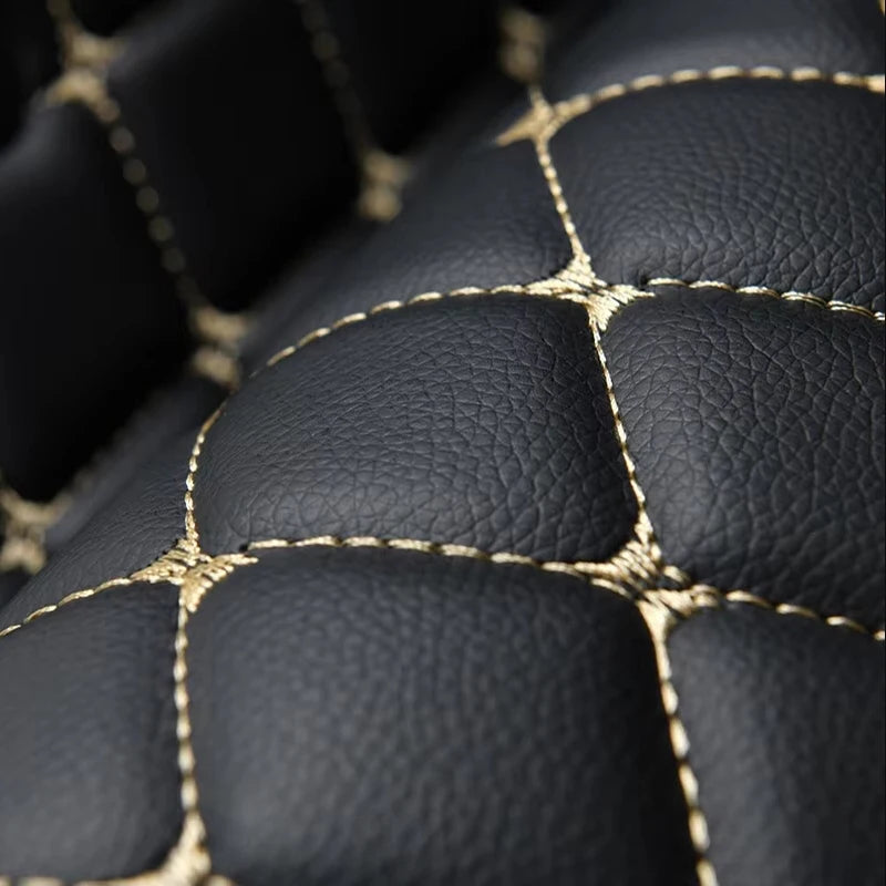 2025 NEW PU Leather Custom Car Floor Mats For Seat Leon 2006~2012 Waterproof Carpets Interior Accessories