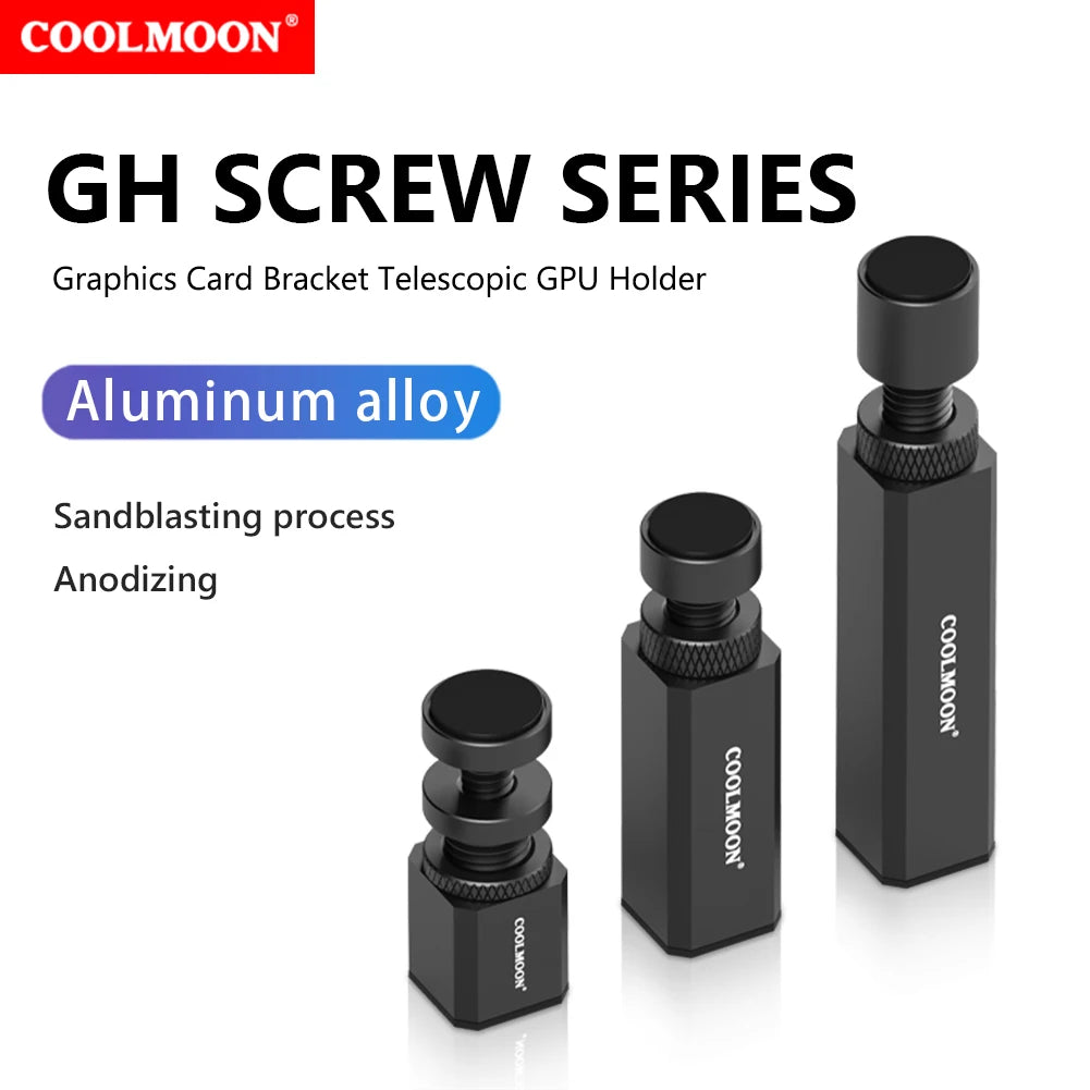 Gen2 Alloy Graphics Card Brace GPU Support Bracket Universal Video Card VGA Stand Graphics Card Holder For ATX/M-ATX/ITX PC Case