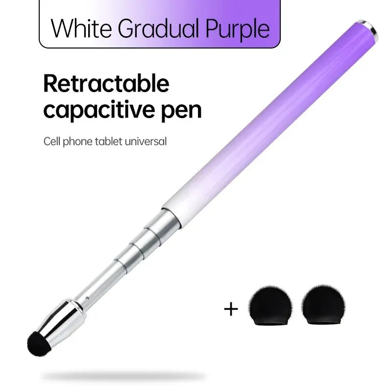 Capacitive Universal Telescopic Stick Smart Stylus Touch Pen Pencil for Touch Screen Devices iPad for Kids Or Eduction