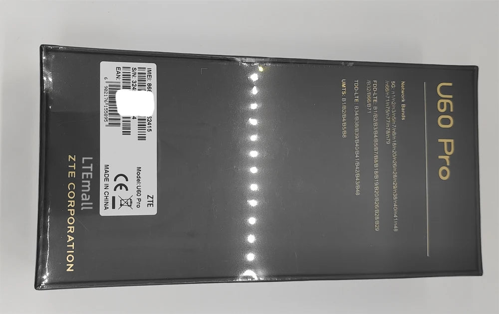 New ZTE U60 Pro MU5250 5G Pocket WIFI Router 5G-A Qualcomm Snapdragon X75 WiFi7 Ulocked Support Lock Band