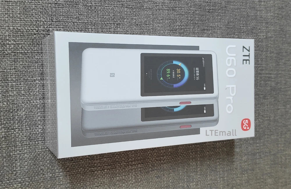 New ZTE U60 Pro MU5250 5G Pocket WIFI Router 5G-A Qualcomm Snapdragon X75 WiFi7 Ulocked Support Lock Band