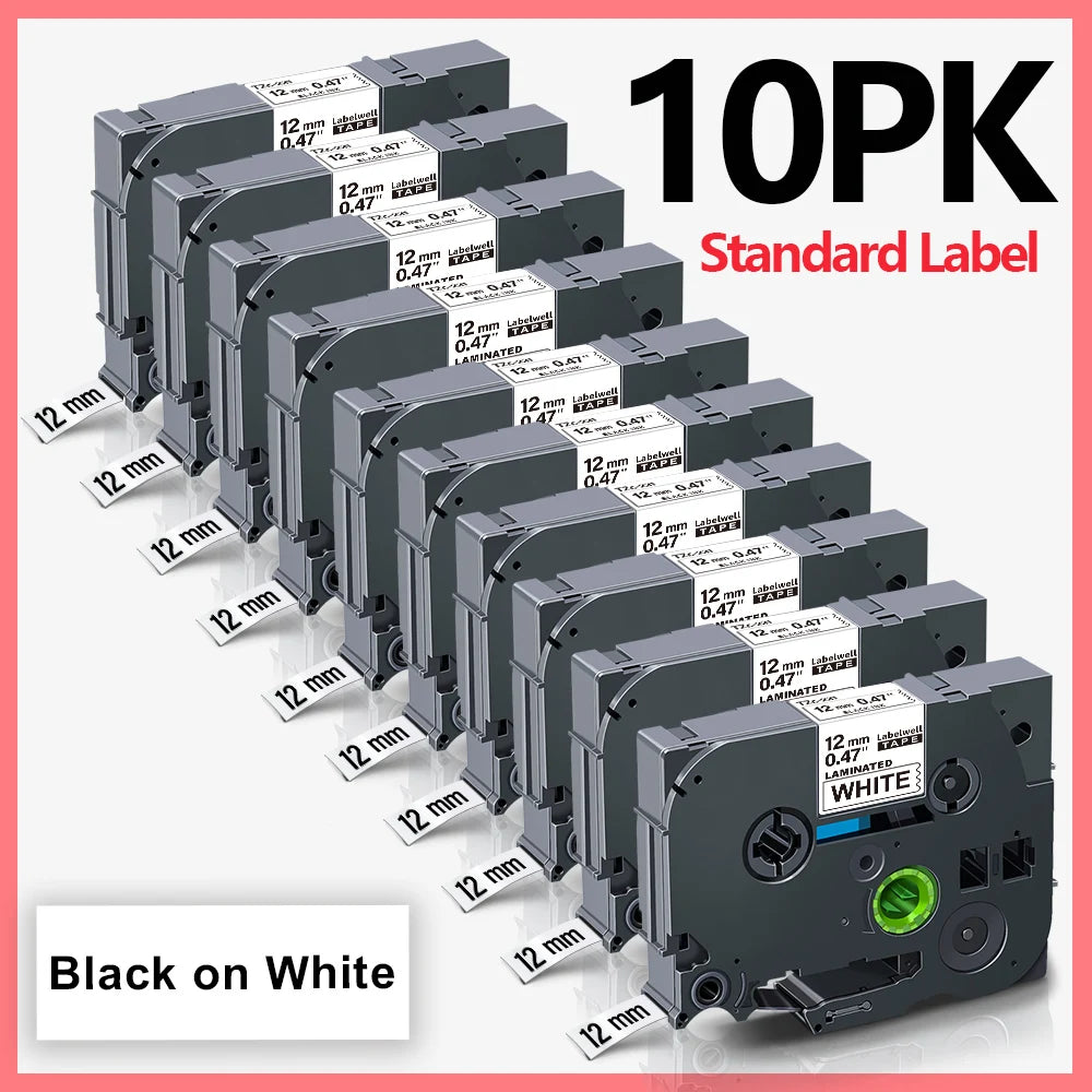 Wireless Label Printer PS100E Portable Auto Cutting Label Maker replace for Brother P-touch Label Machine DIY tze231 Label Tape