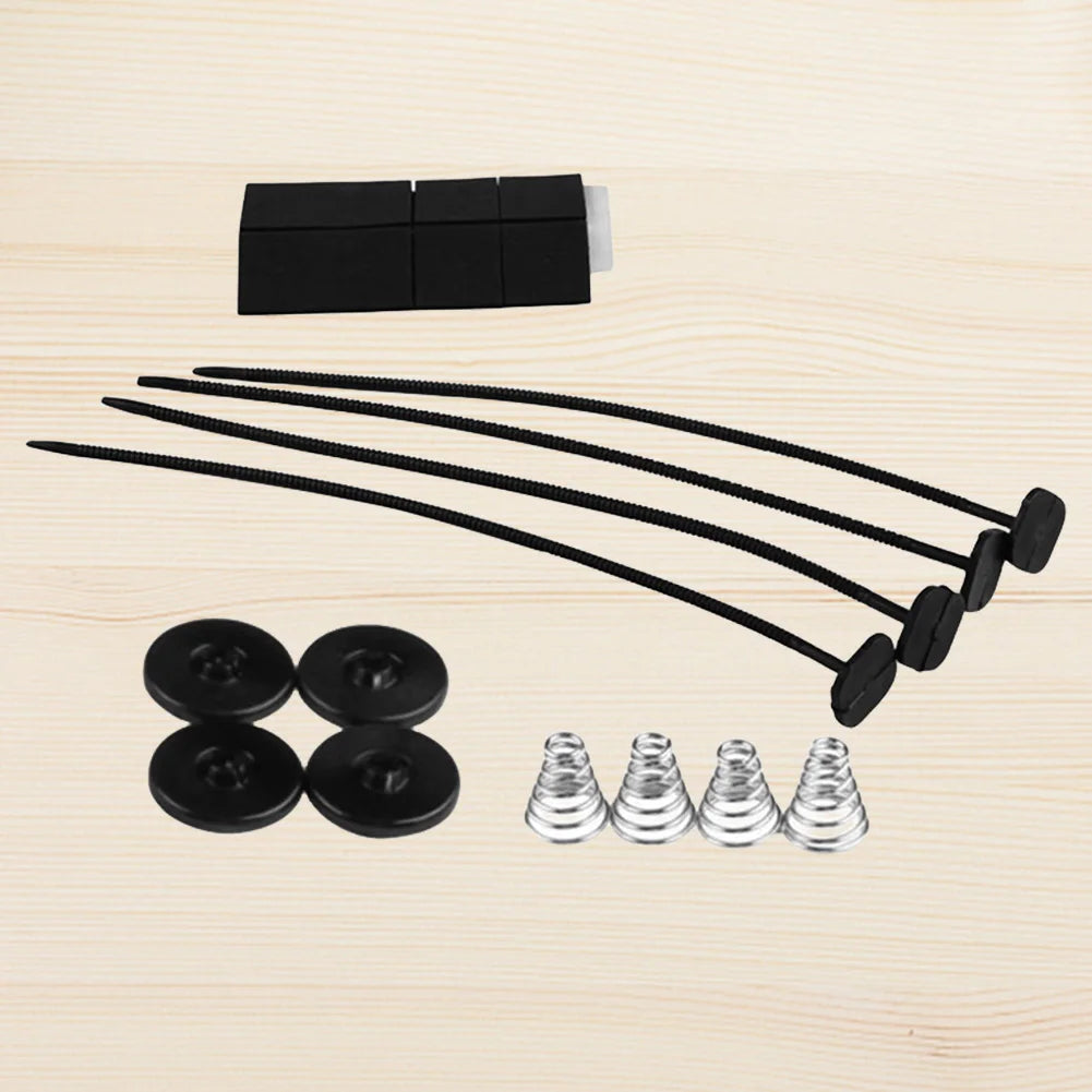 Universal Electric Cooling Radiator Auto Fan Mounting Kit Zip Ties Straps Tabs Brackets Car Accessories Parts