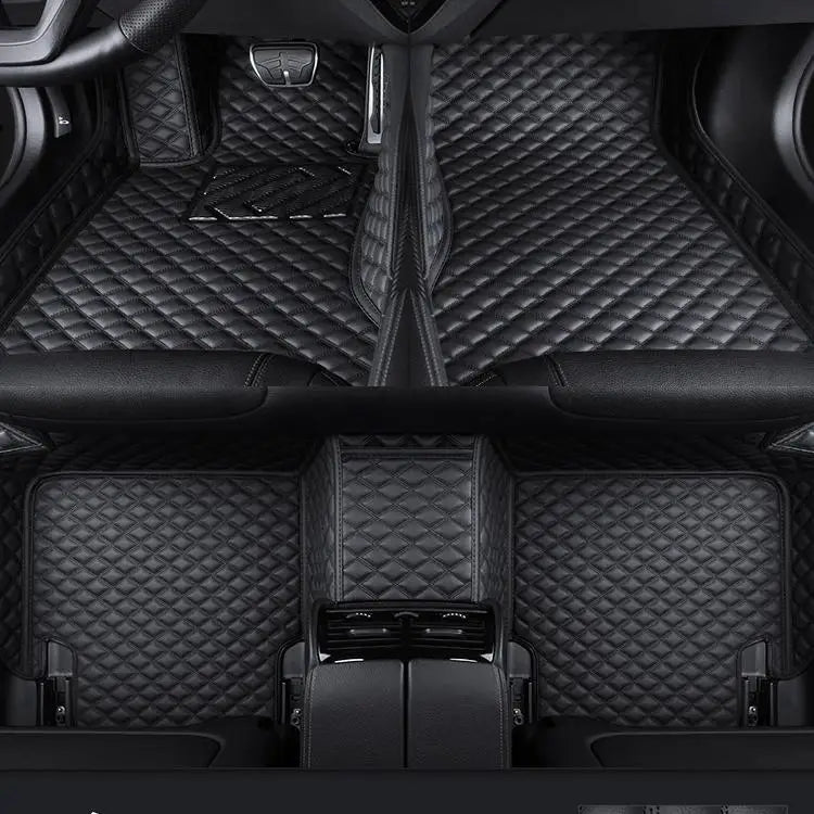 2025 NEW PU Leather Custom Car Floor Mats For Seat Leon 2006~2012 Waterproof Carpets Interior Accessories