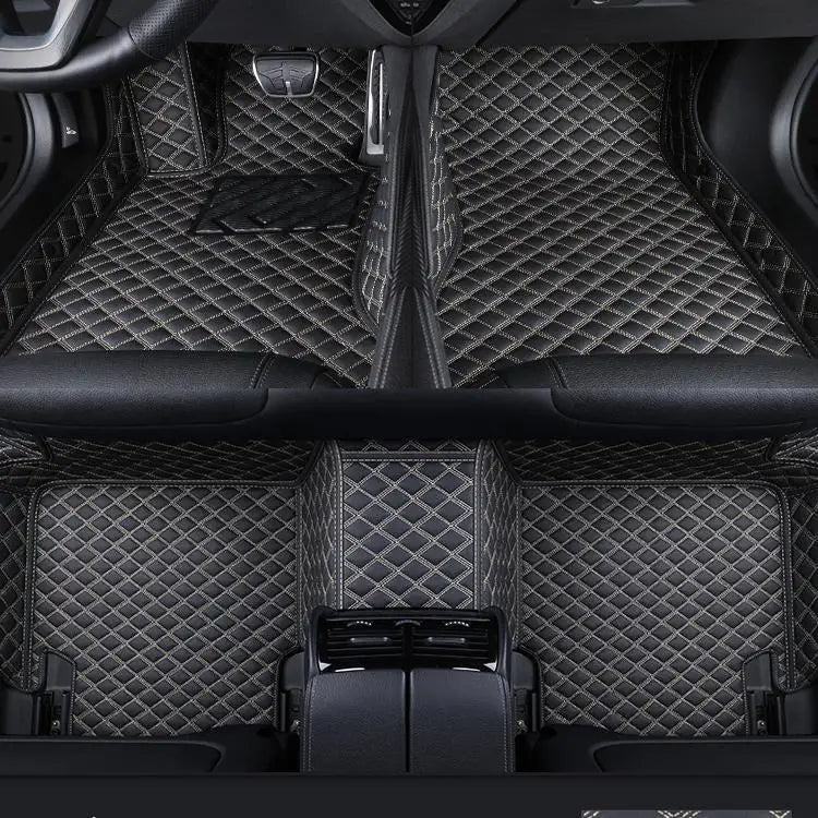 2025 NEW PU Leather Custom Car Floor Mats For Seat Leon 2006~2012 Waterproof Carpets Interior Accessories