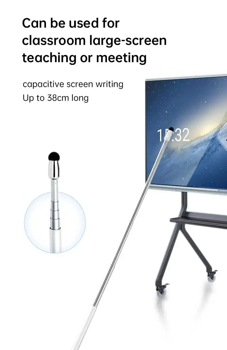 Capacitive Universal Telescopic Stick Smart Stylus Touch Pen Pencil for Touch Screen Devices iPad for Kids Or Eduction