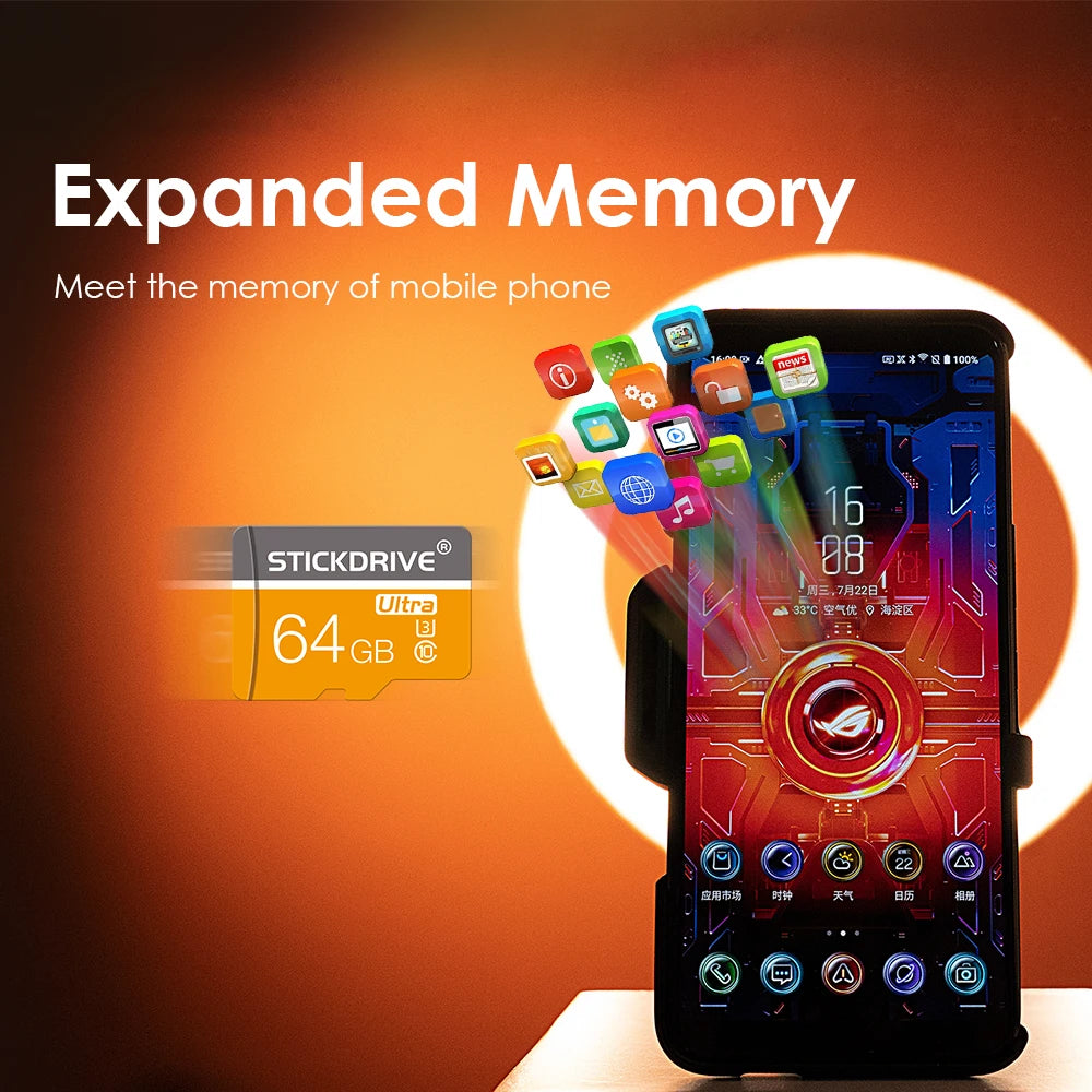 Micro Memory Card 256GB 128GB 32GB TF SD Card Class10 UHS-1 Flash Card Memory 64GB 16GB 8GB Mini SD Card For Phone