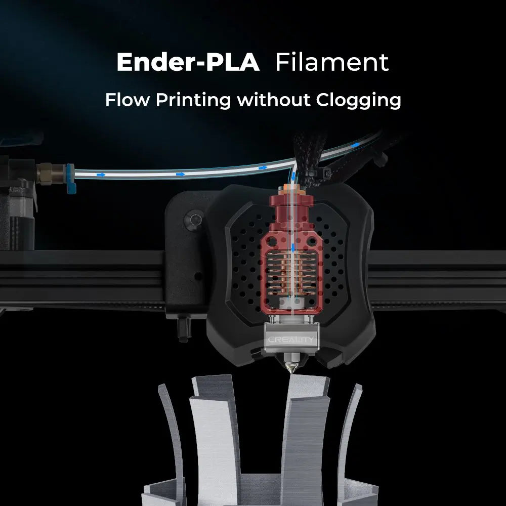 CREALITY 3D 1KG 1.75mm PLA Filament No-Tangling Strong Bonding Dimensional Accuracy +/-0.02mm for Ender 3 V2 all FDM 3D Printer