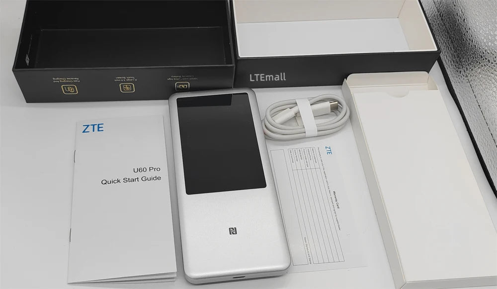 New ZTE U60 Pro MU5250 5G Pocket WIFI Router 5G-A Qualcomm Snapdragon X75 WiFi7 Ulocked Support Lock Band