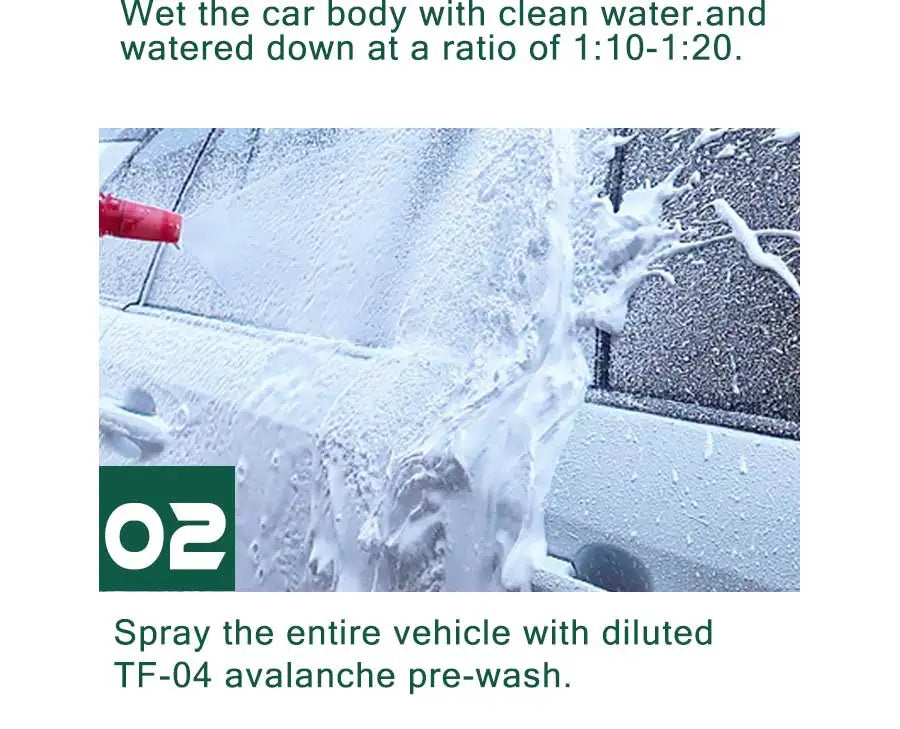 Foaming Car Wash Soap (Works with Foam Cannons and Guns or Bucket Washes) Safe for Cars, Trucks, Motorcycles, RVs & More.