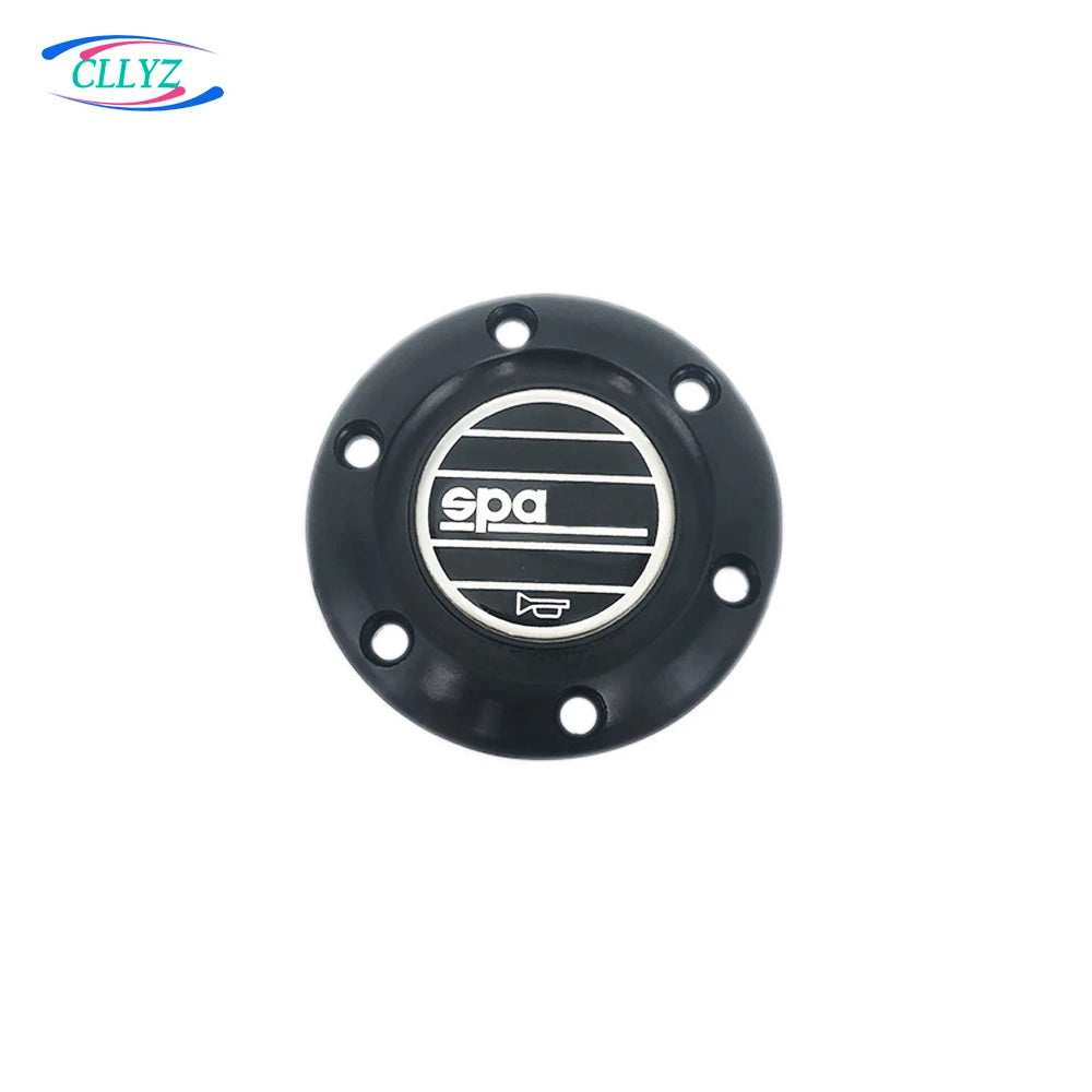 CLLYZ Sports Steering Wheel Horn Button Universal Aluminum Alloy + ABS Racing Style Hornbutton Cover Multi-Style JDW