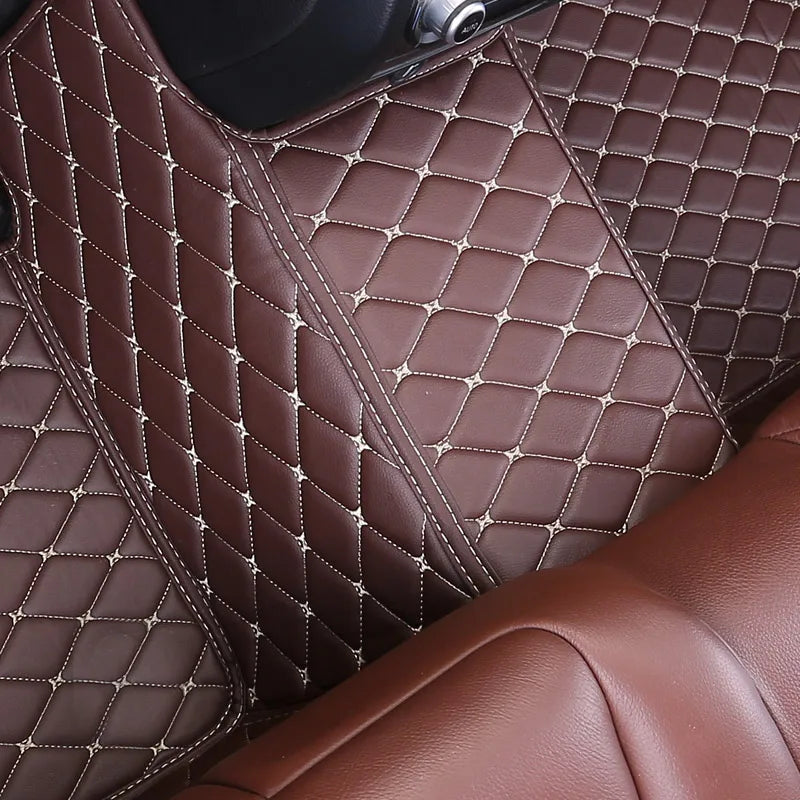 2025 NEW PU Leather Custom Car Floor Mats For Seat Leon 2006~2012 Waterproof Carpets Interior Accessories