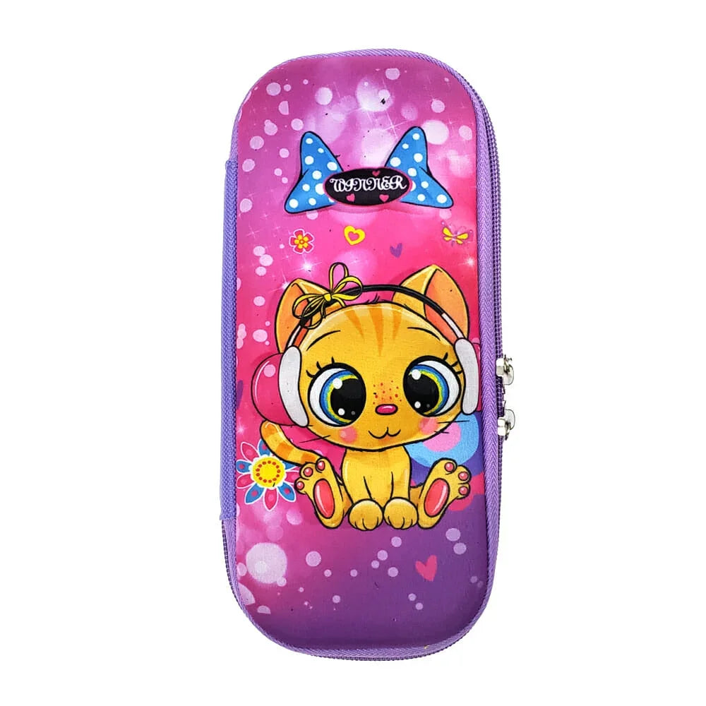 [GD] Oval pencil case with 3D character design, variety of designs / pencil box / bd-70 / 088-6 / sh88 / sh66 /