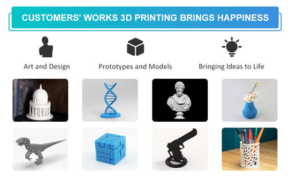 CREALITY  3D 1KG 1.75mm PLA Filament No-Tangling Strong Bonding Dimensional Accuracy +/-0.02mm for Ender 3 V2 all FDM 3D Printer