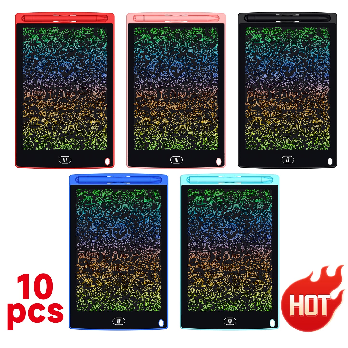 Low-price 8.5 Inch LCD Writing Board Erasable, Reusable and Portable Drawing Tablet with Color Screen Digital Memo Pads