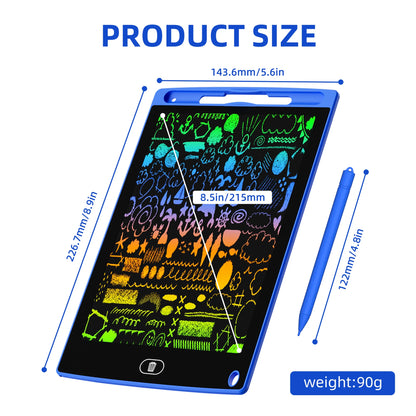 Low-price 8.5 Inch LCD Writing Board Erasable, Reusable and Portable Drawing Tablet with Color Screen Digital Memo Pads