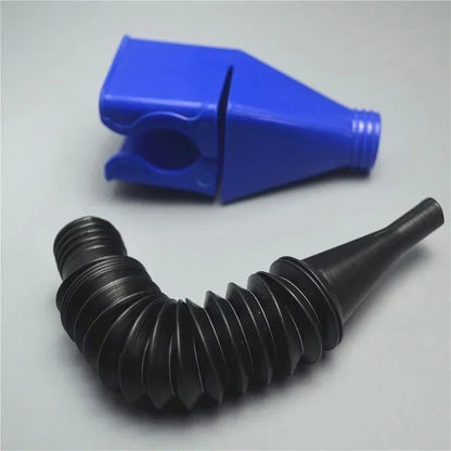 1pc.Foldable Car Motorcycle Refueling Gasoline Engine Oil Funnel Filter Transfer Tool Plastic Snap Spill-Free