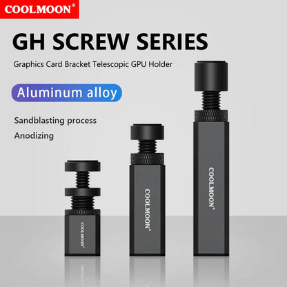 Gen2 Alloy Graphics Card Brace GPU Support Bracket Universal Video Card VGA Stand Graphics Card Holder For ATX/M-ATX/ITX PC Case