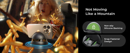 LISEN New Design 2024 360 Rotation Air Vent Phone Stand Folding Dashboard Mobile Phone Holder for Car