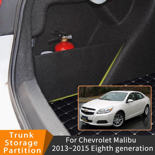 Car Accessories For Chevrolet Malibu 2013~2015 2014 Trunk Storage Partition Multifunction Storage Auto Interior Parts Organizer