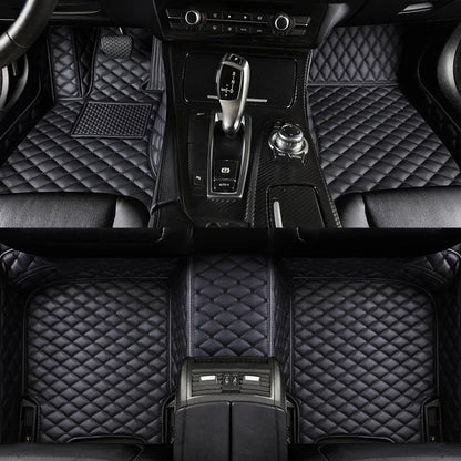 2025 NEW PU Leather Custom Car Floor Mats For Seat Leon 2006~2012 Waterproof Carpets Interior Accessories