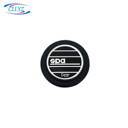 CLLYZ Sports Steering Wheel Horn Button Universal Aluminum Alloy + ABS Racing Style Hornbutton Cover Multi-Style JDW