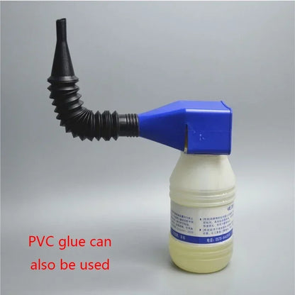 1pc.Foldable Car Motorcycle Refueling Gasoline Engine Oil Funnel Filter Transfer Tool Plastic Snap Spill-Free