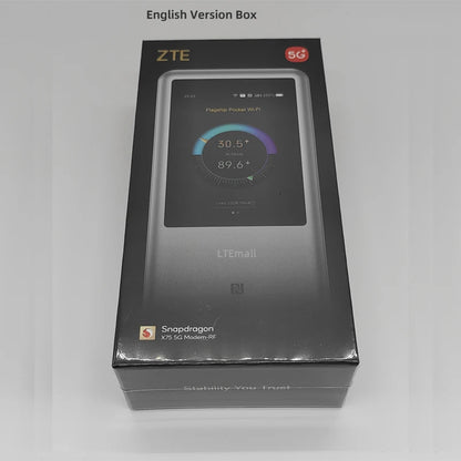 New ZTE U60 Pro MU5250 5G Pocket WIFI Router 5G-A Qualcomm Snapdragon X75 WiFi7 Ulocked Support Lock Band