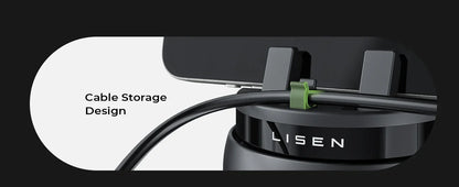 LISEN New Design 2024 360 Rotation Air Vent Phone Stand Folding Dashboard Mobile Phone Holder for Car