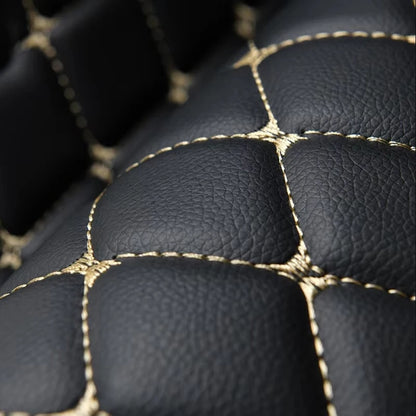 2025 NEW PU Leather Custom Car Floor Mats For Seat Leon 2006~2012 Waterproof Carpets Interior Accessories