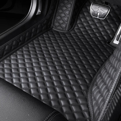 2025 NEW PU Leather Custom Car Floor Mats For Seat Leon 2006~2012 Waterproof Carpets Interior Accessories