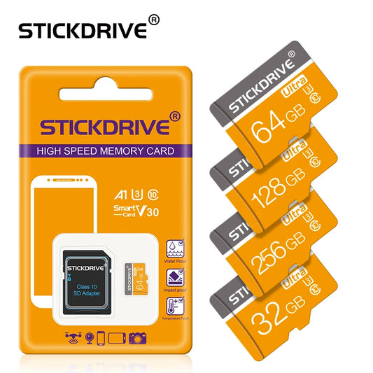 Micro Memory Card 256GB 128GB 32GB TF SD Card Class10 UHS-1 Flash Card Memory 64GB 16GB 8GB Mini SD Card For Phone