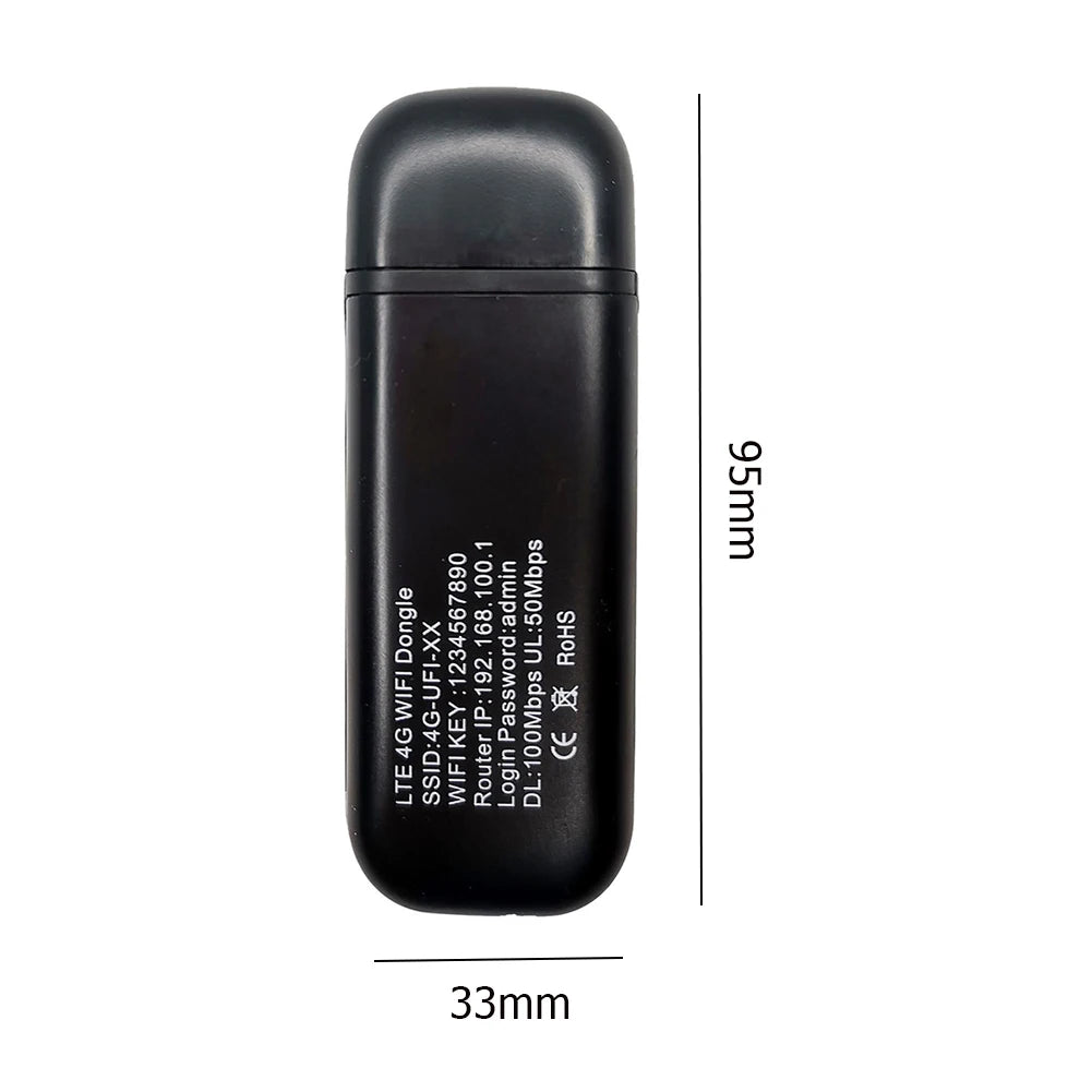 4G Wireless Router Sim Card 4G LTE Wireless USB Dongle Mobile Broadband 150Mbps Modem Stick Wireless WiFi Adapter Home Office