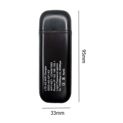 4G Wireless Router Sim Card 4G LTE Wireless USB Dongle Mobile Broadband 150Mbps Modem Stick Wireless WiFi Adapter Home Office