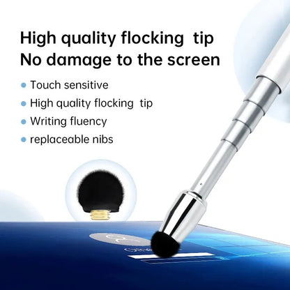 Capacitive Universal Telescopic Stick Smart Stylus Touch Pen Pencil for Touch Screen Devices iPad for Kids Or Eduction