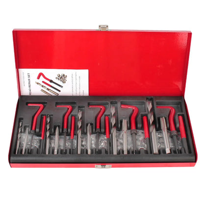 88/131pcs Car Repair Tools Screwdriver Screw Bolt Driver Engine Block Restoring M5 M6 M8 M10 M12 Thread Set Vehicles Accessories